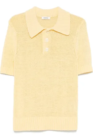 Sandro Gestricktes Poloshirt