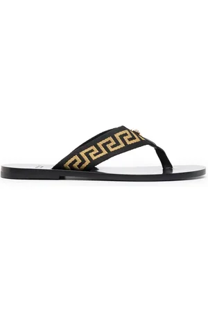 VERSACE Flip-Flops mit Greca-Muster