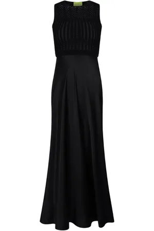 SHANGHAI TANG Midikleid aus Satin