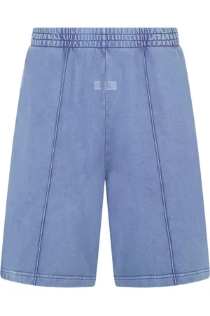 GCDS Joggingshorts mit Stone-Wash-Effekt