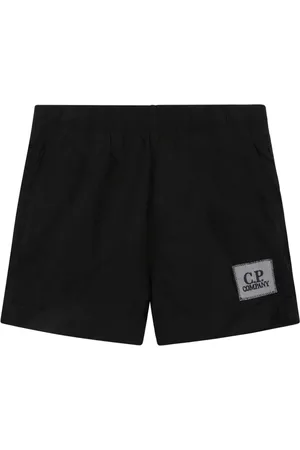 C.P. Company Badeshorts mit Logo-Patch
