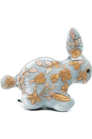Anke Drechsel Hasen-Stofftier mit Stickerei