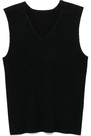 Issey Miyake Plissierte Weste