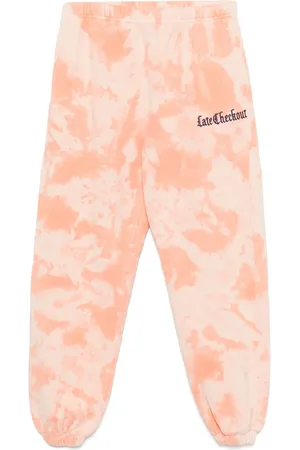 Stain Shade Hose mit Batikmuster