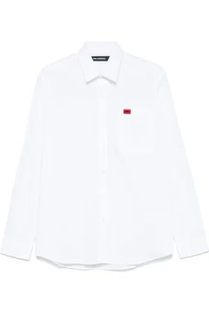 Karl Lagerfeld Hemd mit Logo-Stickerei