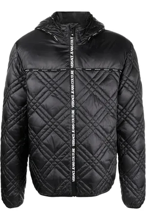 VERSACE Gesteppter Mantel mit Logo-Band