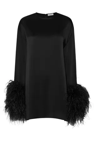 LAPOINTE Kleid mit Federn