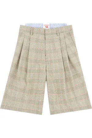 Charles Jeffrey Loverboy Shorts mit Karomuster