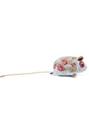 Anke Drechsel Maus-Stofftier mit Stickerei