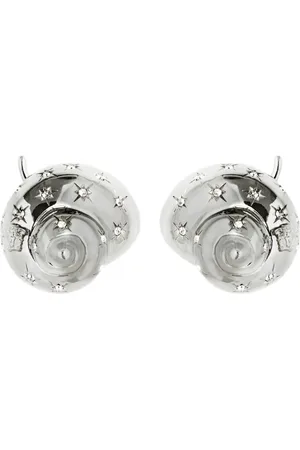 VERSACE Crystal-embellished earrings