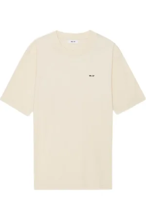 NN.07 T-Shirt mit Logo-Stickerei