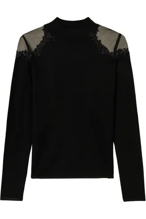 Twin-Set Rollkragenpullover mit Stickerei
