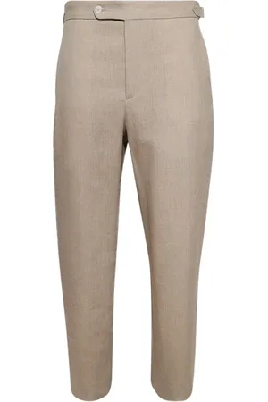BODE Leinenhose mit seitlichem Riemen