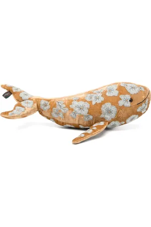 Anke Drechsel Whale embroidered soft toy
