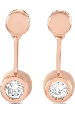 LB Exclusive 14kt Rotgoldohrringe mit Diamant