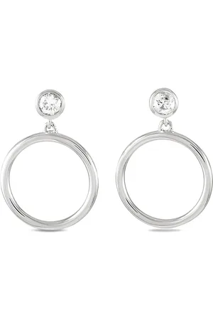 LB Exclusive 14kt Weißgoldohrringe mit Diamant