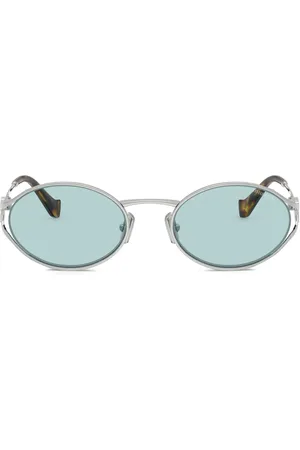 Miu Miu Sonnenbrille mit ovalem Gestell