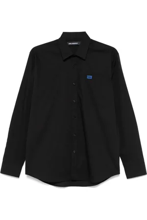 Karl Lagerfeld Hemd mit Logo-Stickerei