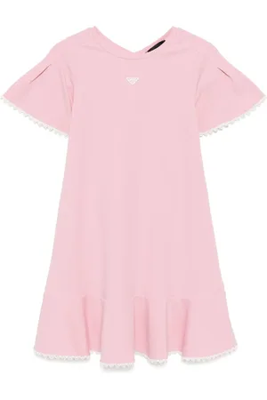 Emporio Armani Kleid mit Logo-Stickerei