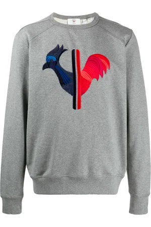 Rossignol Pullover mit aufgesticktem Hahn