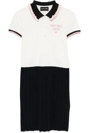 Emporio Armani Kleid mit Logo-Stickerei