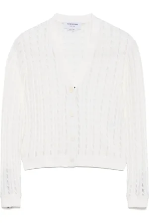 Thom Browne Cardigan mit Zopfmuster