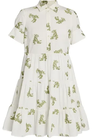 Erdem Hemdkleid mit kurzen Ärmeln