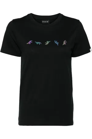 AGNÈS B. T-Shirt mit Dino-Print