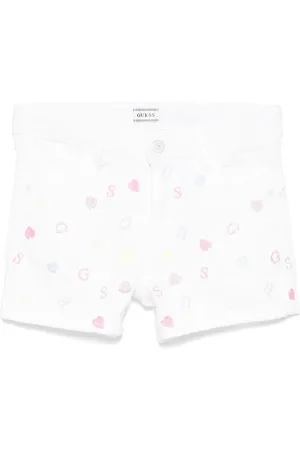 Guess Bestickte Jeans-Shorts