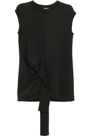 GOEN.J Asymmetrisches Tanktop mit Drapierung