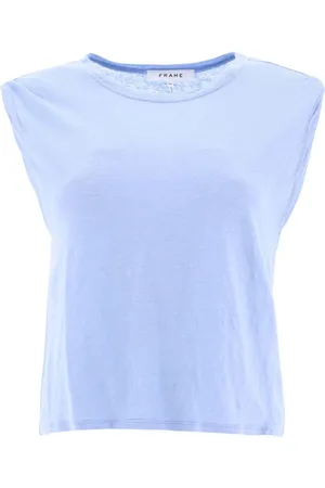 Frame Rolled Muscle Tanktop mit rundem Ausschnitt