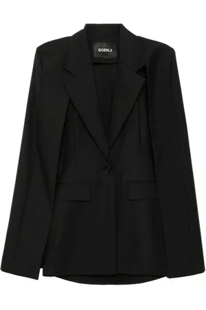 GOEN.J Blazer mit fallendem Revers