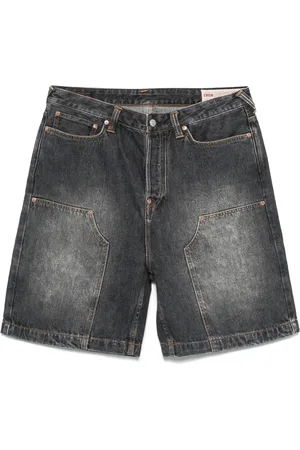 Evisu Jeans-Shorts mit Möwen-Print