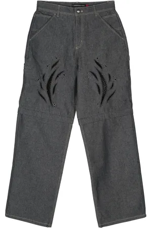 Andersson Bell Weite Jeans mit Laser-Cuts