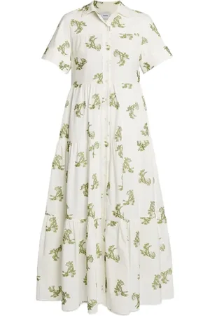 Erdem Hemdkleid mit kurzen Ärmeln