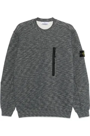 Stone Island Sweatshirt mit meliertem Effekt