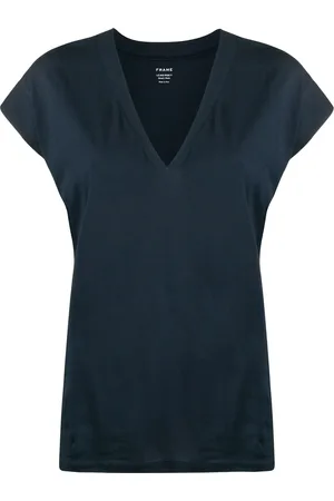 Frame T-Shirt mit V-Ausschnitt