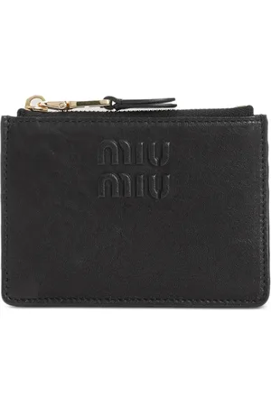 Miu Miu Kartenetui mit Logo-Prägung
