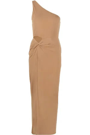 ALICE+OLIVIA Schulterfreies Kleid mit Schlitz