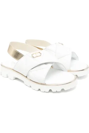 Twin-Set Sandalen mit Logo-Schild