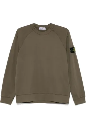 Stone Island Sweatshirt mit Kompass-Patch