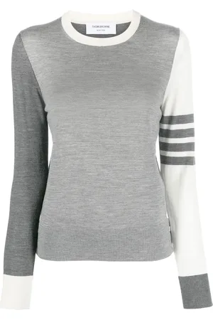Thom Browne Fein gestrickter Pullover