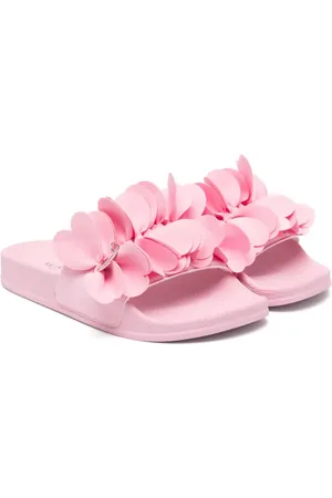 MONNALISA Pantoletten mit Blumenapplikation