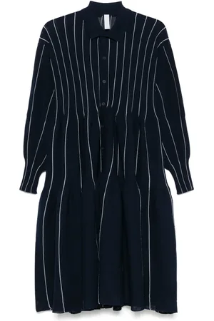 CFCL Midihemdkleid mit langen Ärmeln