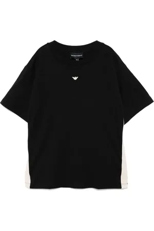 Emporio Armani T-Shirt mit Logo-Stickerei