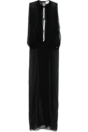 Monot Ärmelloses Maxikleid mit Sheer-Effekt