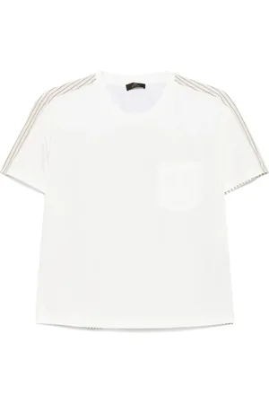 Twin-Set T-Shirt mit Einsätzen