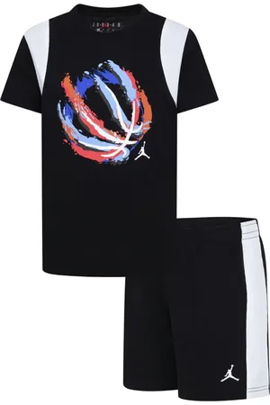 Jordan Short-Set mit grafischem Print