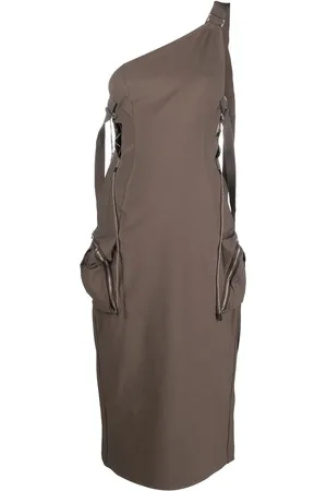 Jacquemus Midikleid mit Reißverschlüssen