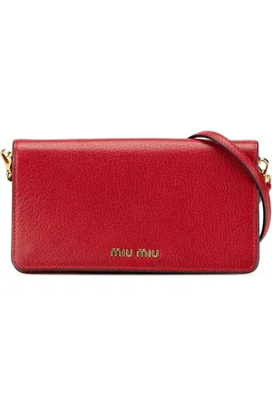 Miu Miu 2010-2024 Goatskin Madras Umhängetasche